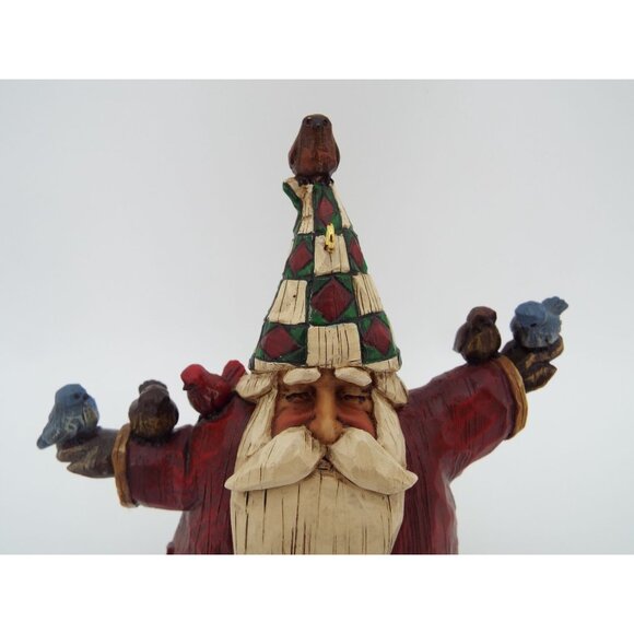 Jim Shore Heartwood Creek 2002 Santa with Birds Ornament Figurine Enesco - Picture 5 of 9
